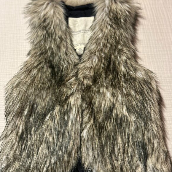 Ralph Lauren Denim and Supply Co. Size Med faux Fur Vest - Picture 3 of 5